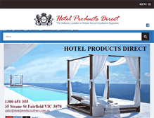 Tablet Screenshot of hotelproductsdirect.com.au